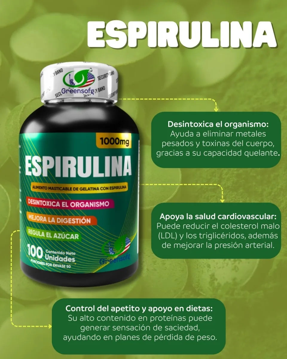 Espirulina AMERICANA X 100 Sofgels