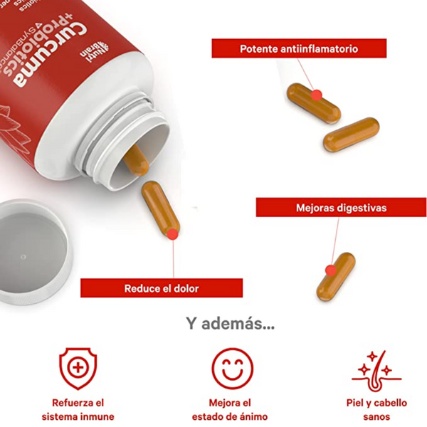 Cúrcuma Potente con Probióticos