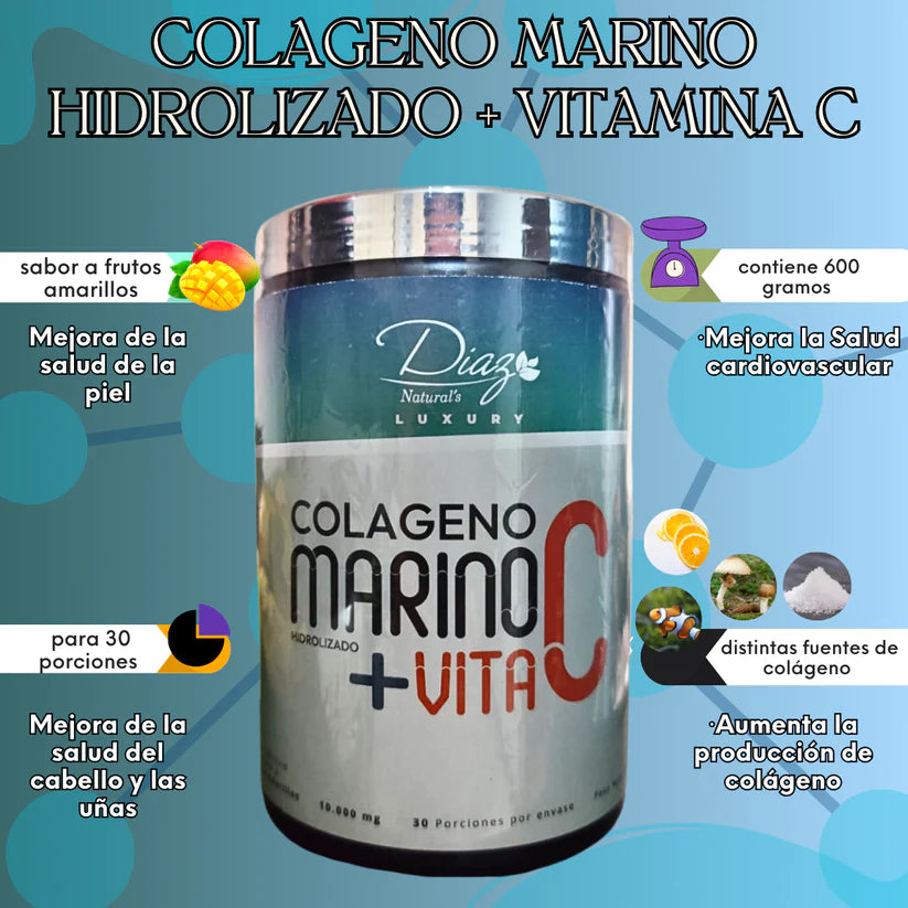 COLAGENO MARINO HIDROLIZADO + VITAMINA C