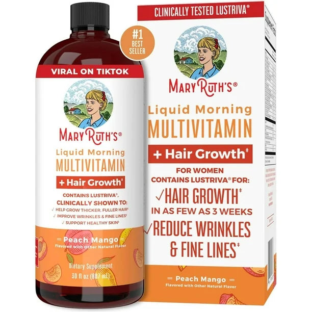 Multivitamínico líquido + Crecimiento del cabello