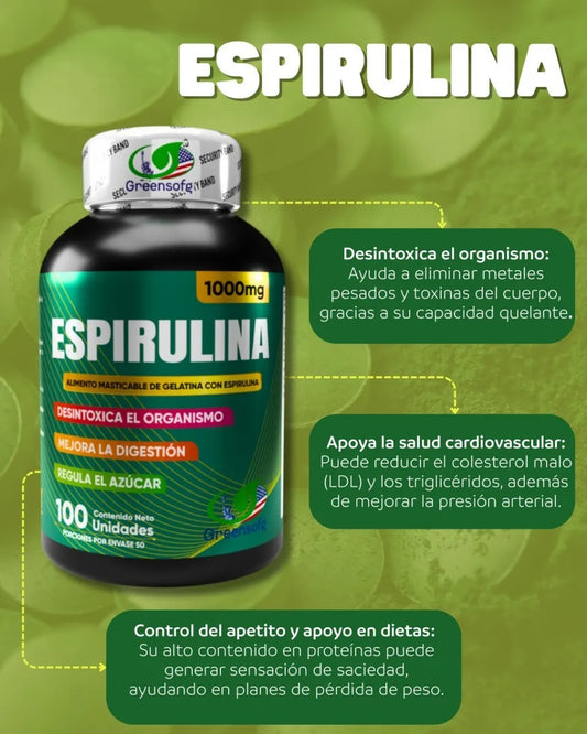 Espirulina AMERICANA X 100 Sofgels