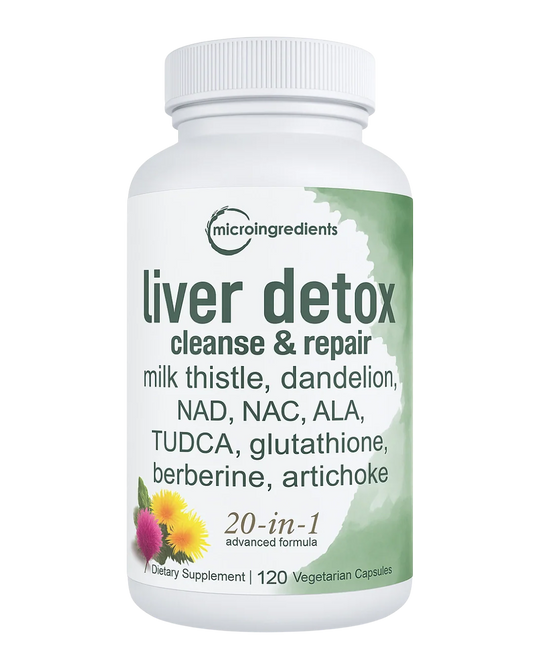 Liver Detox - Microingredients® 120 cápsulas 100% ORIGINAL