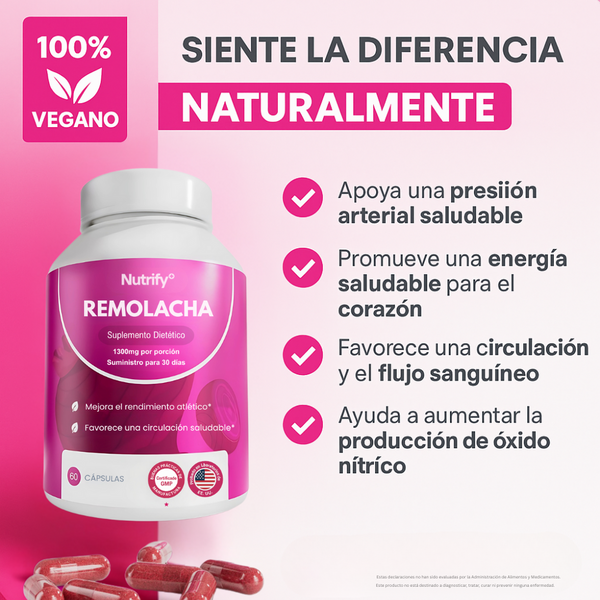 Energía de Remolacha Nutrify