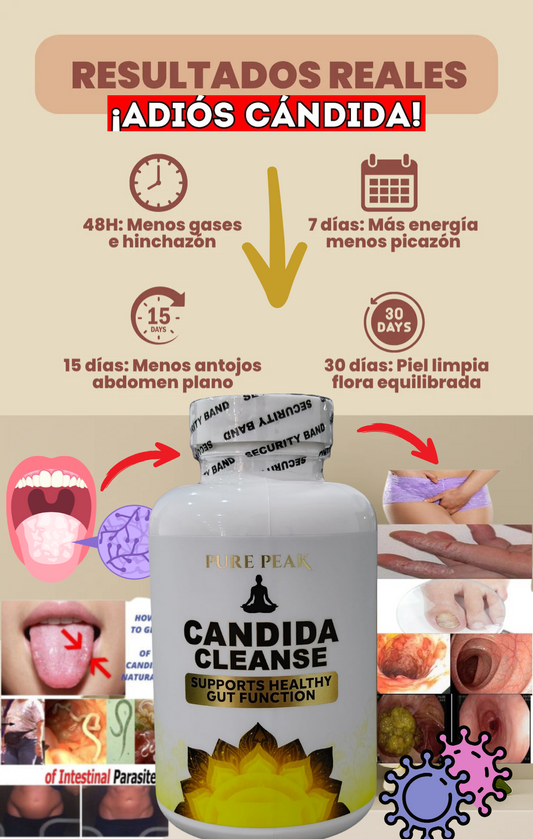 CANDIDA CLEANSE 100% original  - ELIMINA TOXINAS DESDE EL PRIMER DÍA